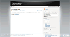 Desktop Screenshot of fujitsucomputers.wordpress.com