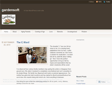 Tablet Screenshot of gardensoft.wordpress.com