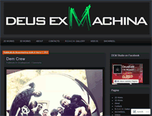 Tablet Screenshot of deusexmachinastudio.wordpress.com