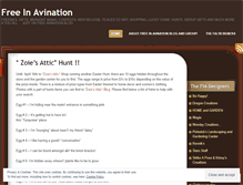Tablet Screenshot of freeavination.wordpress.com