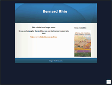 Tablet Screenshot of bernierhie.wordpress.com