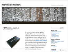 Tablet Screenshot of hdmicablereviews.wordpress.com