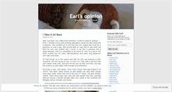 Desktop Screenshot of earlsopinion.wordpress.com