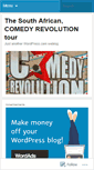 Mobile Screenshot of comedyrevolution.wordpress.com