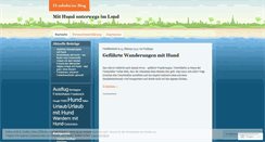 Desktop Screenshot of hundeferien.wordpress.com