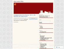 Tablet Screenshot of oakmedia.wordpress.com