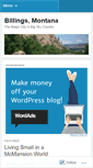 Mobile Screenshot of billingsrealestateblog.wordpress.com