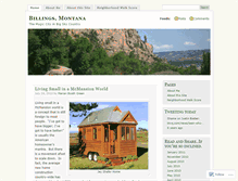 Tablet Screenshot of billingsrealestateblog.wordpress.com