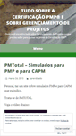 Mobile Screenshot of certificacaopmp.wordpress.com