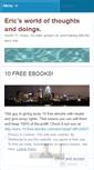 Mobile Screenshot of ericsawesomeblog.wordpress.com