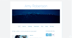 Desktop Screenshot of amyrobertson.wordpress.com