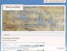 Tablet Screenshot of musicandbirds.wordpress.com