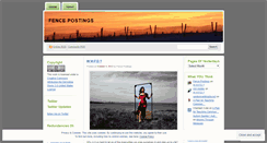 Desktop Screenshot of fencepostings.wordpress.com