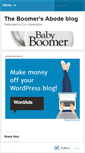 Mobile Screenshot of boomersabode.wordpress.com