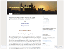 Tablet Screenshot of hukamespanol.wordpress.com