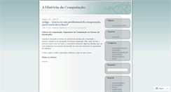 Desktop Screenshot of ahistoriadacomputacao.wordpress.com