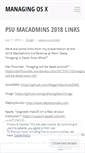 Mobile Screenshot of managingosx.wordpress.com