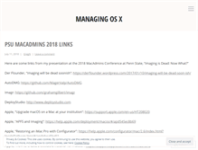 Tablet Screenshot of managingosx.wordpress.com