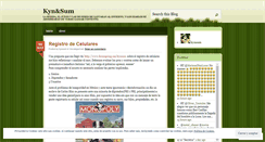 Desktop Screenshot of kynsum.wordpress.com