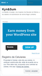 Mobile Screenshot of kynsum.wordpress.com