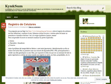 Tablet Screenshot of kynsum.wordpress.com