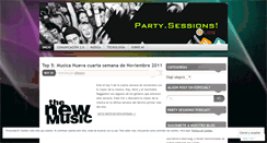 Desktop Screenshot of partysessionsblog.wordpress.com
