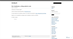Desktop Screenshot of amkert.wordpress.com