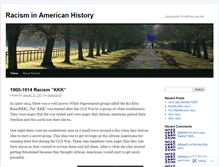 Tablet Screenshot of americanracedescrimination.wordpress.com