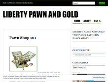 Tablet Screenshot of libertypawnandgold.wordpress.com