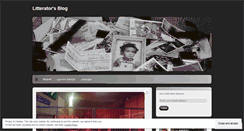 Desktop Screenshot of litterator.wordpress.com