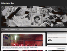 Tablet Screenshot of litterator.wordpress.com