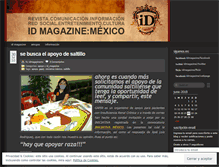 Tablet Screenshot of idmagazine.wordpress.com