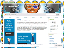 Tablet Screenshot of jalentheking.wordpress.com