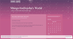 Desktop Screenshot of mangoandjojoba.wordpress.com