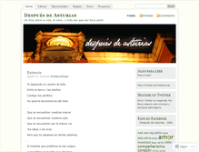 Tablet Screenshot of despuesdeasturias.wordpress.com