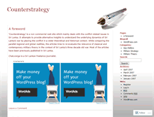 Tablet Screenshot of counterstrategy.wordpress.com