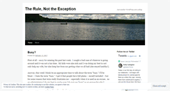 Desktop Screenshot of nottheexception.wordpress.com