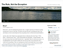 Tablet Screenshot of nottheexception.wordpress.com