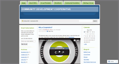 Desktop Screenshot of communitydevelopmentcooperative.wordpress.com