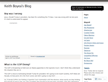 Tablet Screenshot of keithboyea.wordpress.com