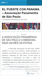 Mobile Screenshot of elpuenteconpanama.wordpress.com