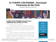 Tablet Screenshot of elpuenteconpanama.wordpress.com