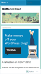 Mobile Screenshot of brittannipeat.wordpress.com