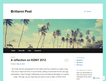 Tablet Screenshot of brittannipeat.wordpress.com