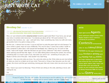 Tablet Screenshot of justwritecat.wordpress.com