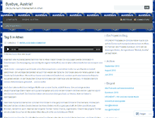 Tablet Screenshot of byebyeaustria.wordpress.com