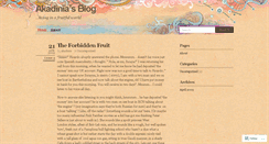 Desktop Screenshot of akadinia.wordpress.com