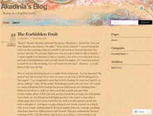 Tablet Screenshot of akadinia.wordpress.com