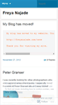 Mobile Screenshot of freyanajade.wordpress.com