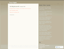 Tablet Screenshot of freyanajade.wordpress.com
